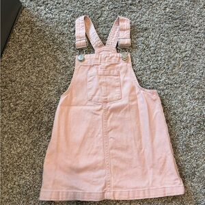H&M Light Pink Kids Overall Dress
